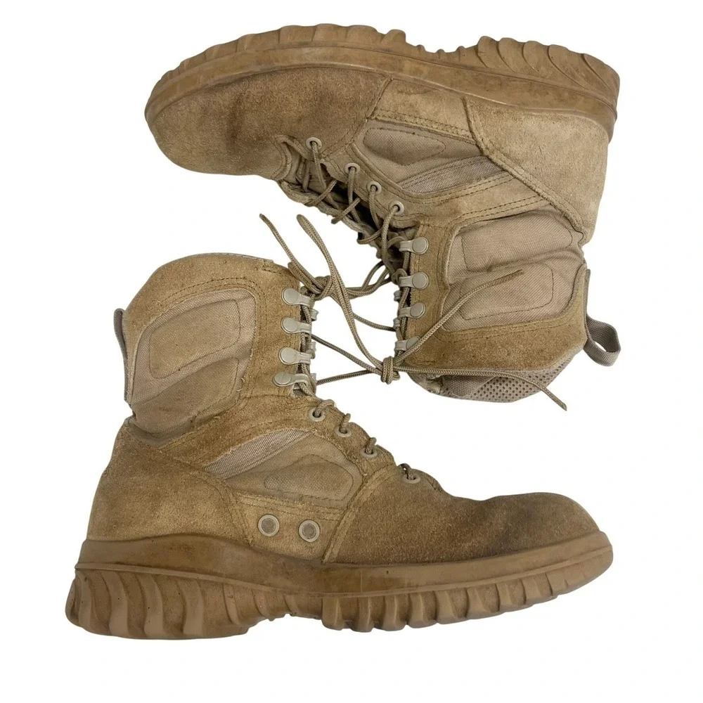 Altama 5788 Tactical‎ Assault Boots Mens 8 Wide Coyote Tan Suede Made in USA